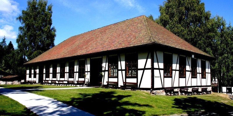 Glasshytta ved Blaafarveværket. Foto: Sindre Skrede